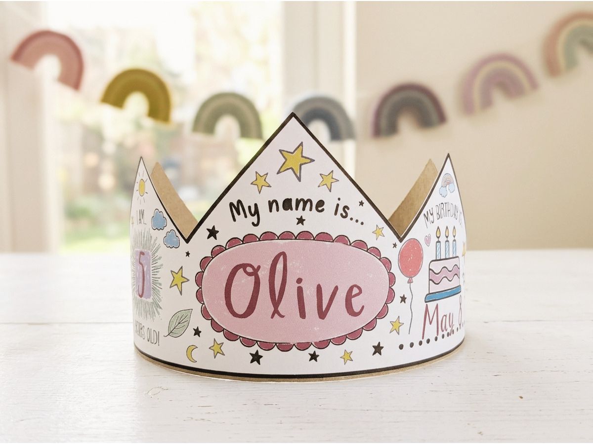 Free Printable All About Me Crown (PDF for Preschool & Kindergarten)
